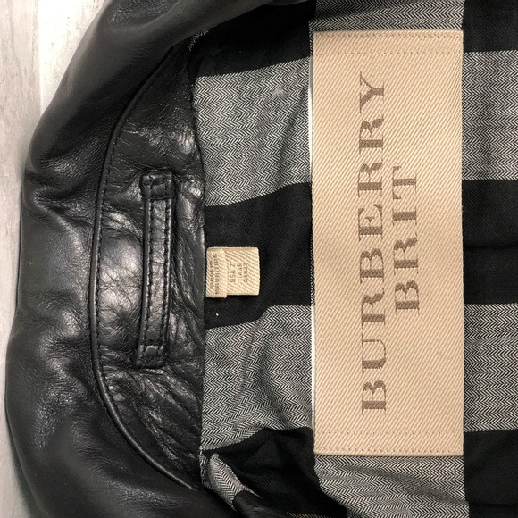Burberry Women's Leather Bomber Jacket - Picture 4 of 8
